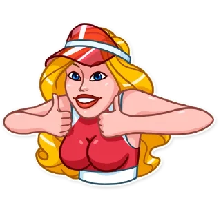 Sticker from Blondie Vacation