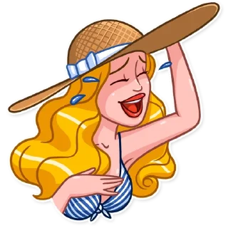 Sticker from Blondie Vacation