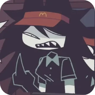 🖕 emoji ☆Мисс циркуль☆@fStikBot Telegram sticker 9 of 26