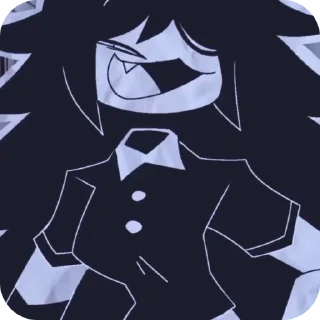 😹 emoji ☆Мисс циркуль☆@fStikBot Telegram sticker 13 of 26