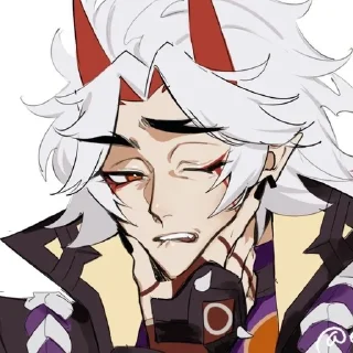 🌟 emoji Итто -> @animebotsa Telegram sticker 23 of 38