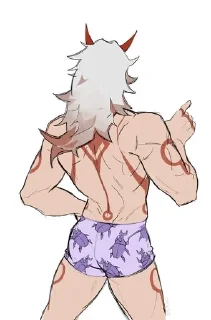 🌟 emoji Итто -> @animebotsa Telegram sticker 16 of 38
