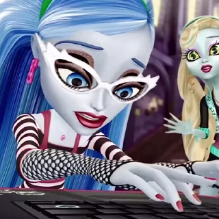 Sticker from MONSTER HIGH ♥️💀