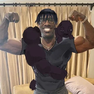 💪 emoji Создано в @sozdsti_bot Telegram sticker 20 of 36