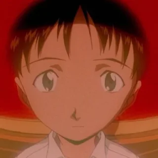 Sticker from shinji | eva | by @qqutiexi