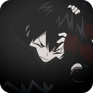 🖤 emoji Магнус Блэк от: @Laceqerab Telegram sticker 2 of 44