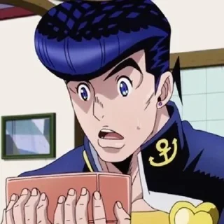 😦 emoji Josuke Higashikata @mefftross Telegram sticker 12 of 23