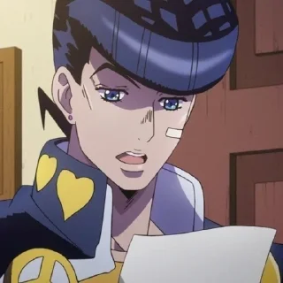 🤨 emoji Josuke Higashikata @mefftross Telegram sticker 16 of 23