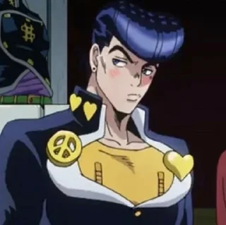☺️ emoji Josuke Higashikata @mefftross Telegram sticker 10 of 23