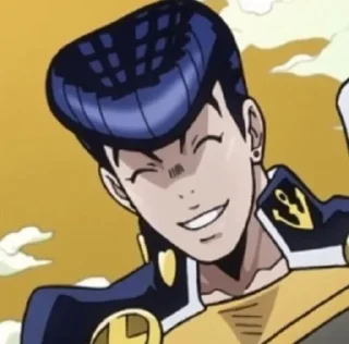 ☺️ emoji Josuke Higashikata @mefftross Telegram sticker 9 of 23