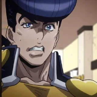 😬 emoji Josuke Higashikata @mefftross Telegram sticker 19 of 23