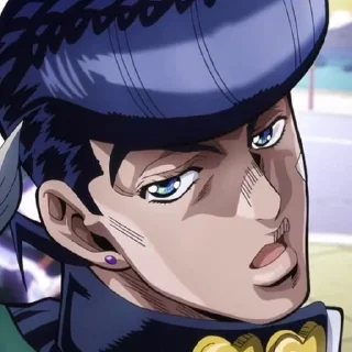 🫡 emoji Josuke Higashikata @mefftross Telegram sticker 15 of 23