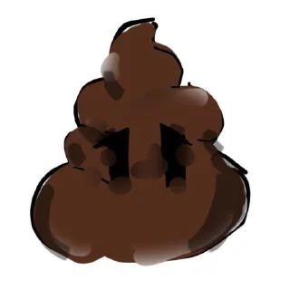 Sticker from какашке 食べ物 @kotikmoinarkotik