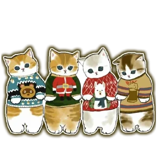 🍔 emoji Новый Год и Котики Telegram sticker 1 of 22