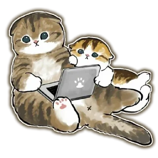 🍔 emoji Новый Год и Котики Telegram sticker 17 of 22