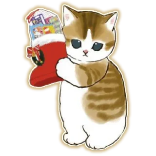 🍔 emoji Новый Год и Котики Telegram sticker 8 of 22