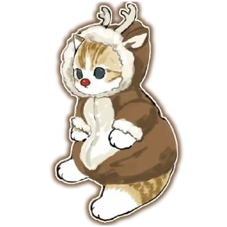 🍔 emoji Новый Год и Котики Telegram sticker 20 of 22