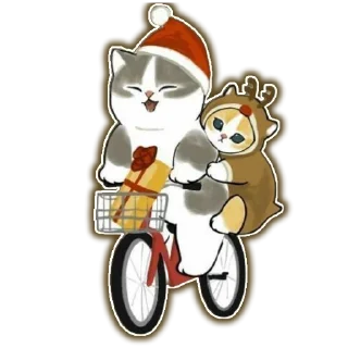 🍔 emoji Новый Год и Котики Telegram sticker 9 of 22