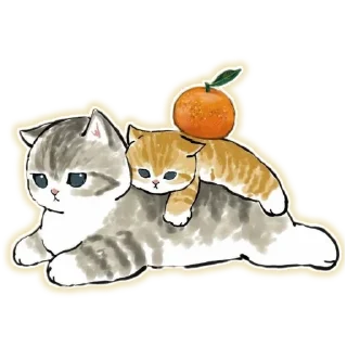 🍔 emoji Новый Год и Котики Telegram sticker 15 of 22