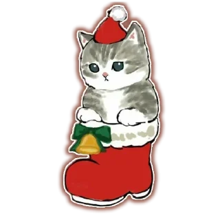 🍔 emoji Новый Год и Котики Telegram sticker 3 of 22