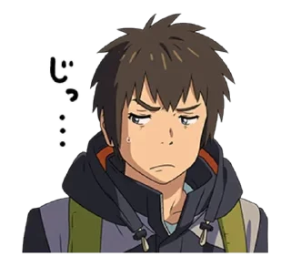 😐 emoji БОЛЬШЕ ⇨ @CLOOBHUB АНИМЕ СТИКЕРЫ ТГ АВАТАР AVATAR Telegram sticker 13 of 56