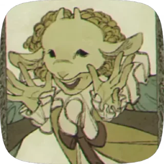 🐐 emoji 彡 Yᥲᥱᥣ᧐κrᥱ  の ⸝⸝  ⁺ || @anastashiya0 Telegram sticker 8 of 30
