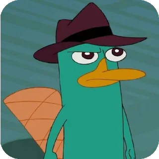 Sticker from Perry the Platypus • @Earth928B