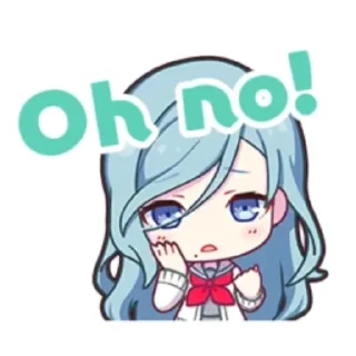 💙 emoji Shizuku Hinomori @sekaidori Telegram sticker 5 of 30