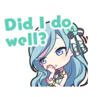 💙 emoji Shizuku Hinomori @sekaidori Telegram sticker 10 of 30