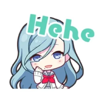 💙 emoji Shizuku Hinomori @sekaidori Telegram sticker 4 of 30