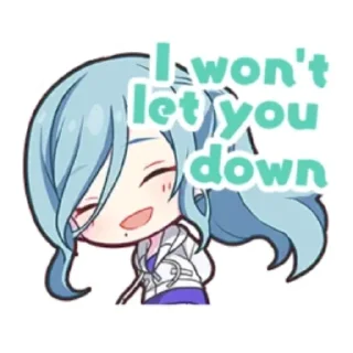 💙 emoji Shizuku Hinomori @sekaidori Telegram sticker 13 of 30