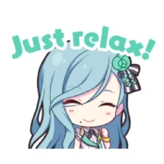 💙 emoji Shizuku Hinomori @sekaidori Telegram sticker 1 of 30