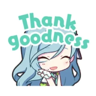 💙 emoji Shizuku Hinomori @sekaidori Telegram sticker 6 of 30