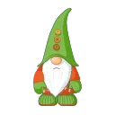 😴 emoji Home Gnome Greenly Telegram sticker 5 of 15