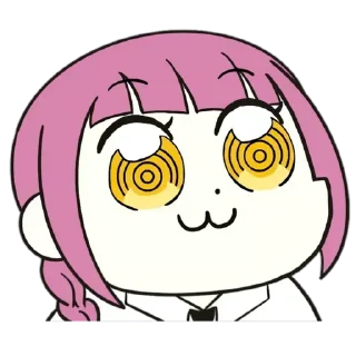 Sticker from Человек бензопила by @anime_stickerr