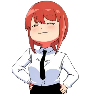 Sticker from Человек бензопила by @anime_stickerr
