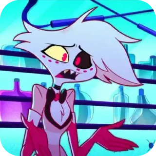 🤨 emoji БОЛЬШЕ ⇨ @CLOOBHUB ЭНДЖЕЛ ДАСТ ОТЕЛЬ ХАЗБИН ANGEL Telegram sticker 24 of 38