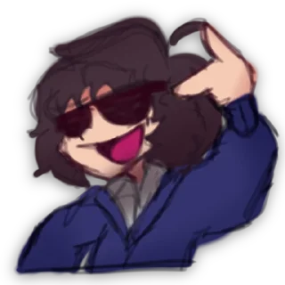 😎 emoji Йоу, холодильник упал Telegram sticker 7 of 22