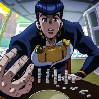 🟣 emoji Higashikata Josuke • @Earth928B Telegram sticker 4 of 70