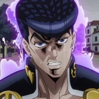 🟣 emoji Higashikata Josuke • @Earth928B Telegram sticker 24 of 70