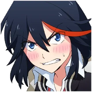 😰 emoji БОЛЬШЕ ⇨ @CLOOBHUB АНИМЕ СТИКЕРЫ ТГ ANIME STICKERS Telegram sticker 18 of 53