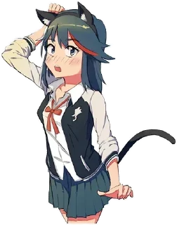 🙀 emoji БОЛЬШЕ ⇨ @CLOOBHUB АНИМЕ СТИКЕРЫ ТГ ANIME STICKERS Telegram sticker 8 of 53