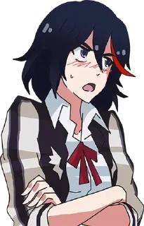 😤 emoji БОЛЬШЕ ⇨ @CLOOBHUB АНИМЕ СТИКЕРЫ ТГ ANIME STICKERS Telegram sticker 9 of 53