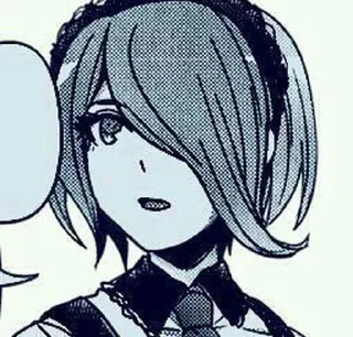 Sticker from Kirumi Tojo by @anime_stickerr