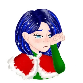😭 emoji Тоні та новорічні свята🎄@kilkaworkshop Telegram sticker 13 of 32