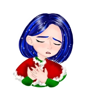 😞 emoji Тоні та новорічні свята🎄@kilkaworkshop Telegram sticker 16 of 32