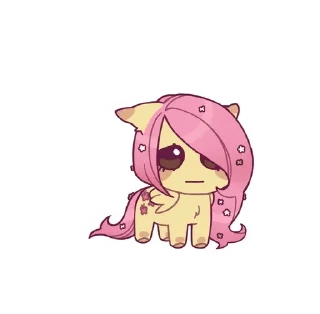 Sticker from silly ponies by @miaumt