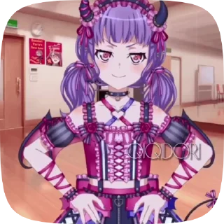 💘 emoji 𝖠𝗄𝗈 𝖴𝖽𝖺𝗀𝖺𝗐𝖺 @Qiqidori Telegram sticker 3 of 23