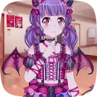 💘 emoji 𝖠𝗄𝗈 𝖴𝖽𝖺𝗀𝖺𝗐𝖺 @Qiqidori Telegram sticker 21 of 23