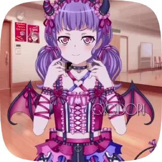 💘 emoji 𝖠𝗄𝗈 𝖴𝖽𝖺𝗀𝖺𝗐𝖺 @Qiqidori Telegram sticker 10 of 23